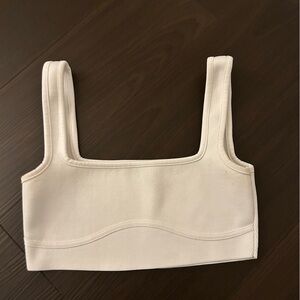 Zara white bra top